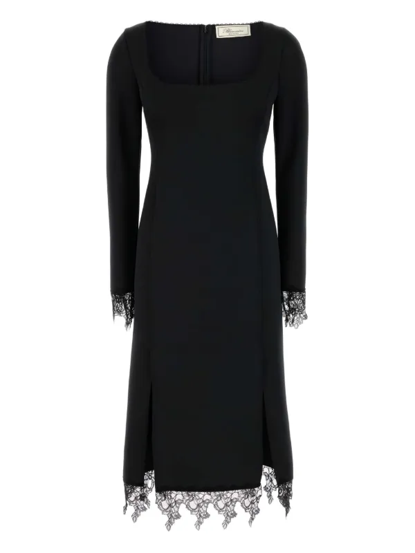 Blumarine レーストリム ドレス | FARFETCH JP