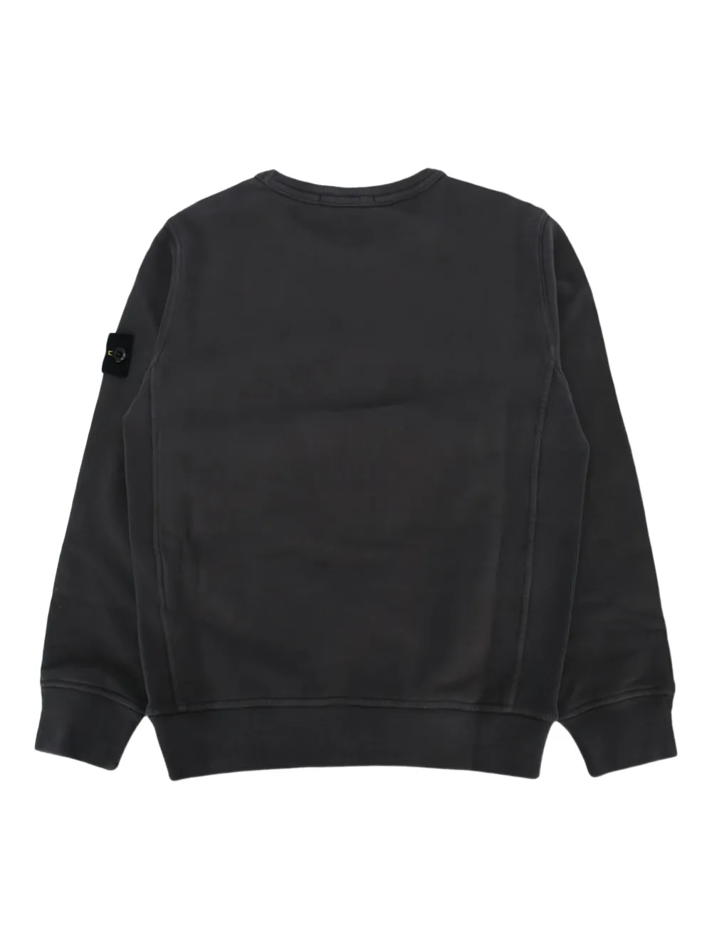 Stone Island Junior Compass-badge sweatshirt Zwart