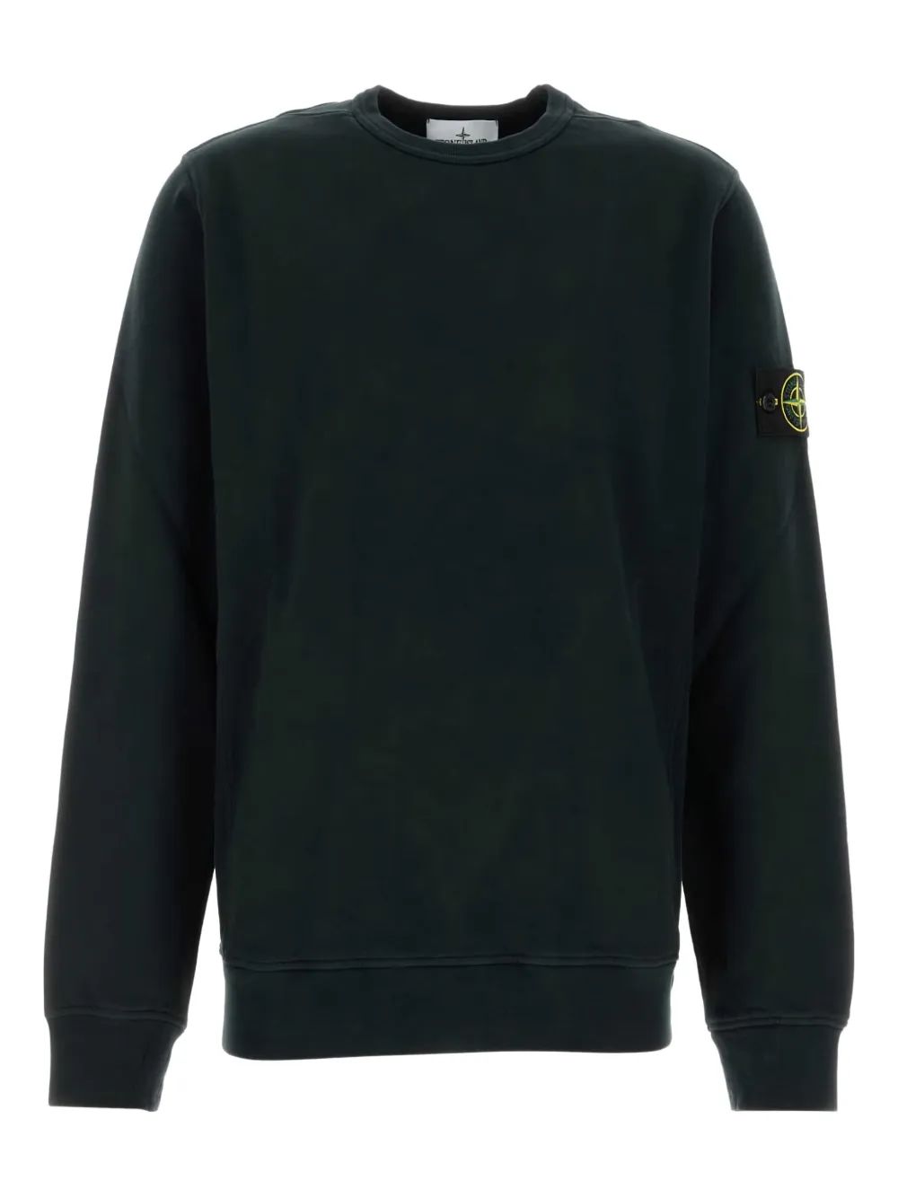 Stone Island Sweater met Compass-logopatch Zwart
