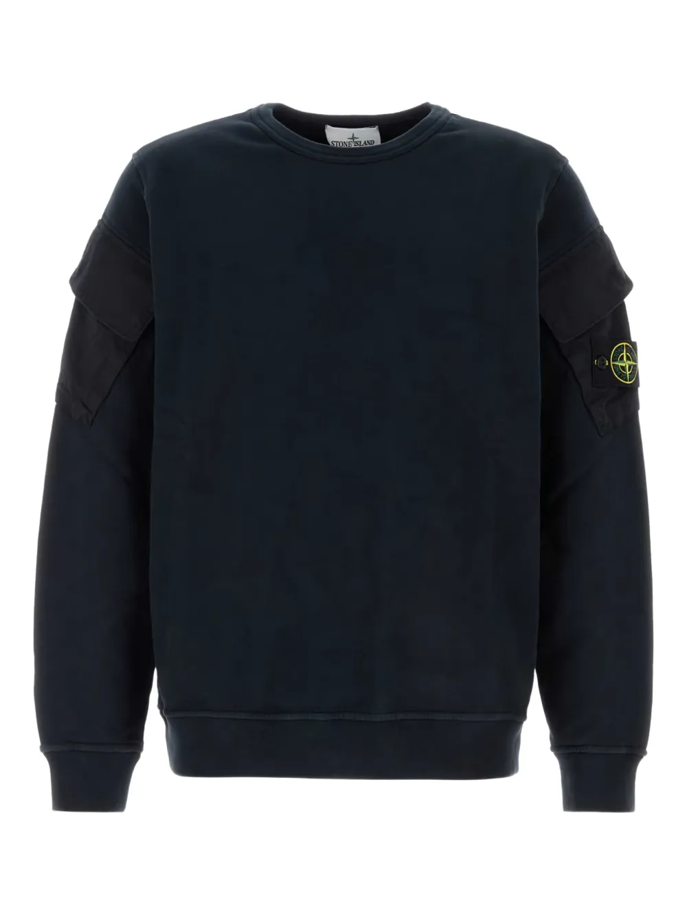 Stone Island Sweater met Compass-logopatch Blauw
