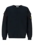 Stone Island Compass-badge pocket-detail sweatshirt - Blue