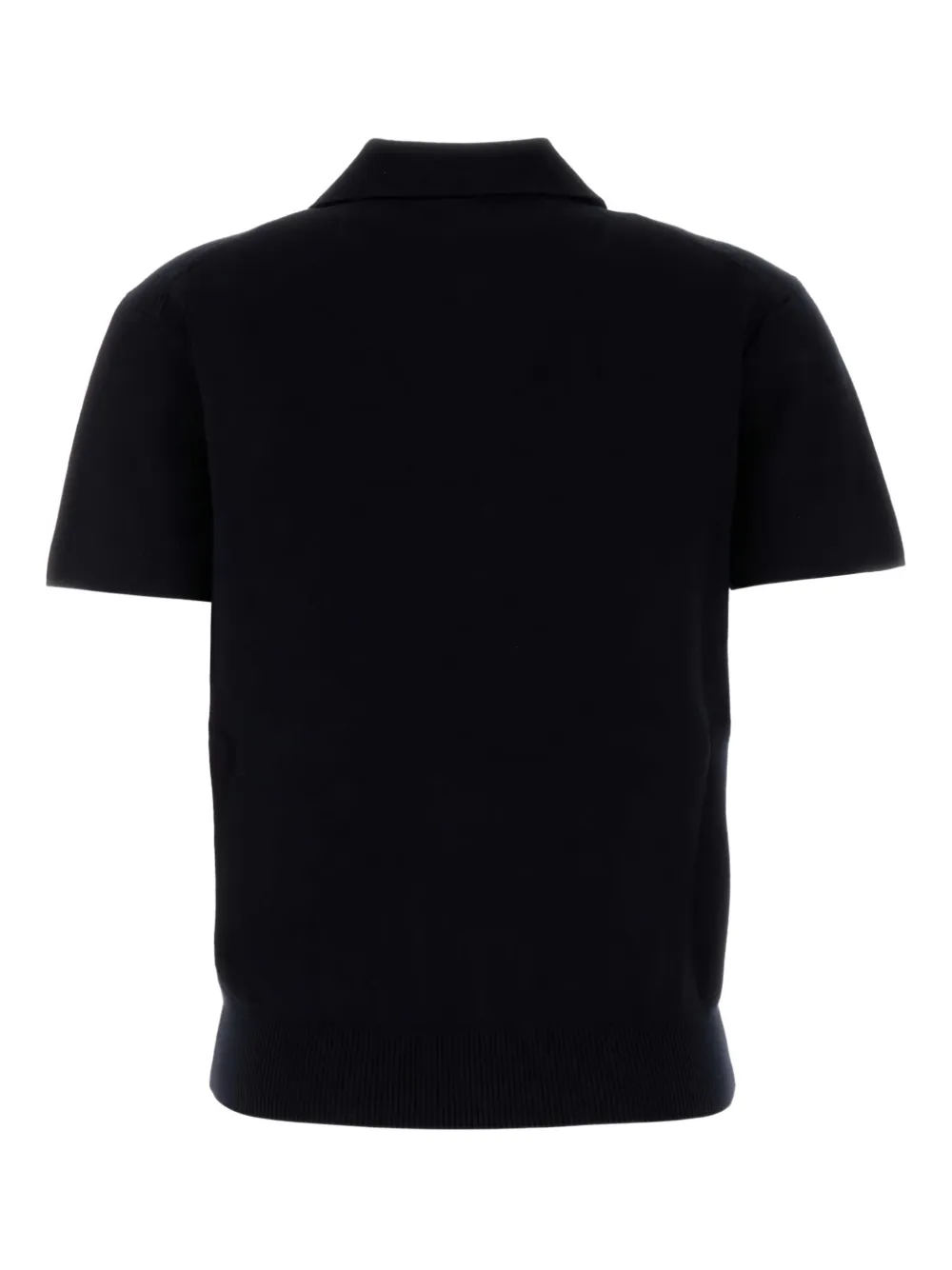 Max Mara Poloshirt met hals met rits Blauw