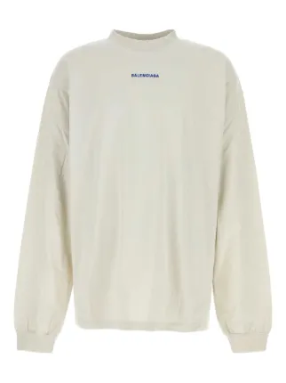 BALENCIAGAWFP レギュラー フィット トレーナー 白 S Balenciaga スウェットシャツ | ホワイト | FARFETCH JP