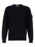 Stone Island Compass-badge wool sweater - Blue