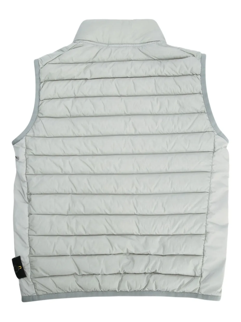 Stone Island Junior Compass-badge quilted sleeveless gilet Grijs