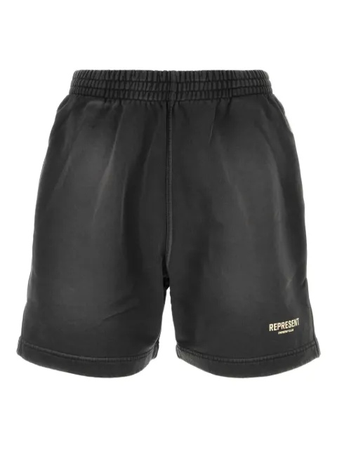 Represent elastic-waistband track shorts