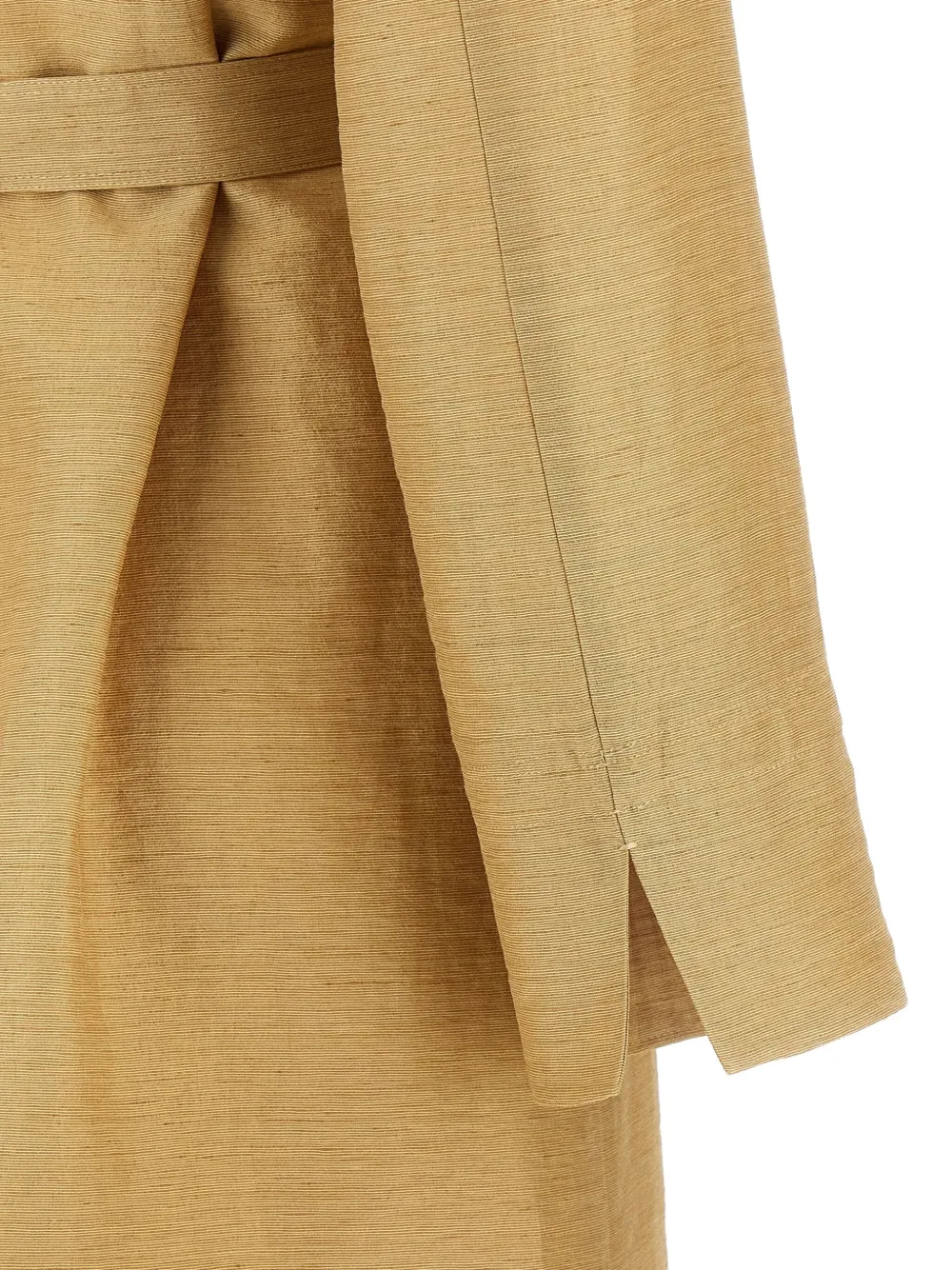 Max Mara Meandro jas met ceintuur Beige