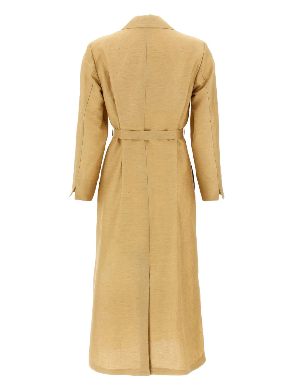 Max Mara Meandro jas met ceintuur Beige