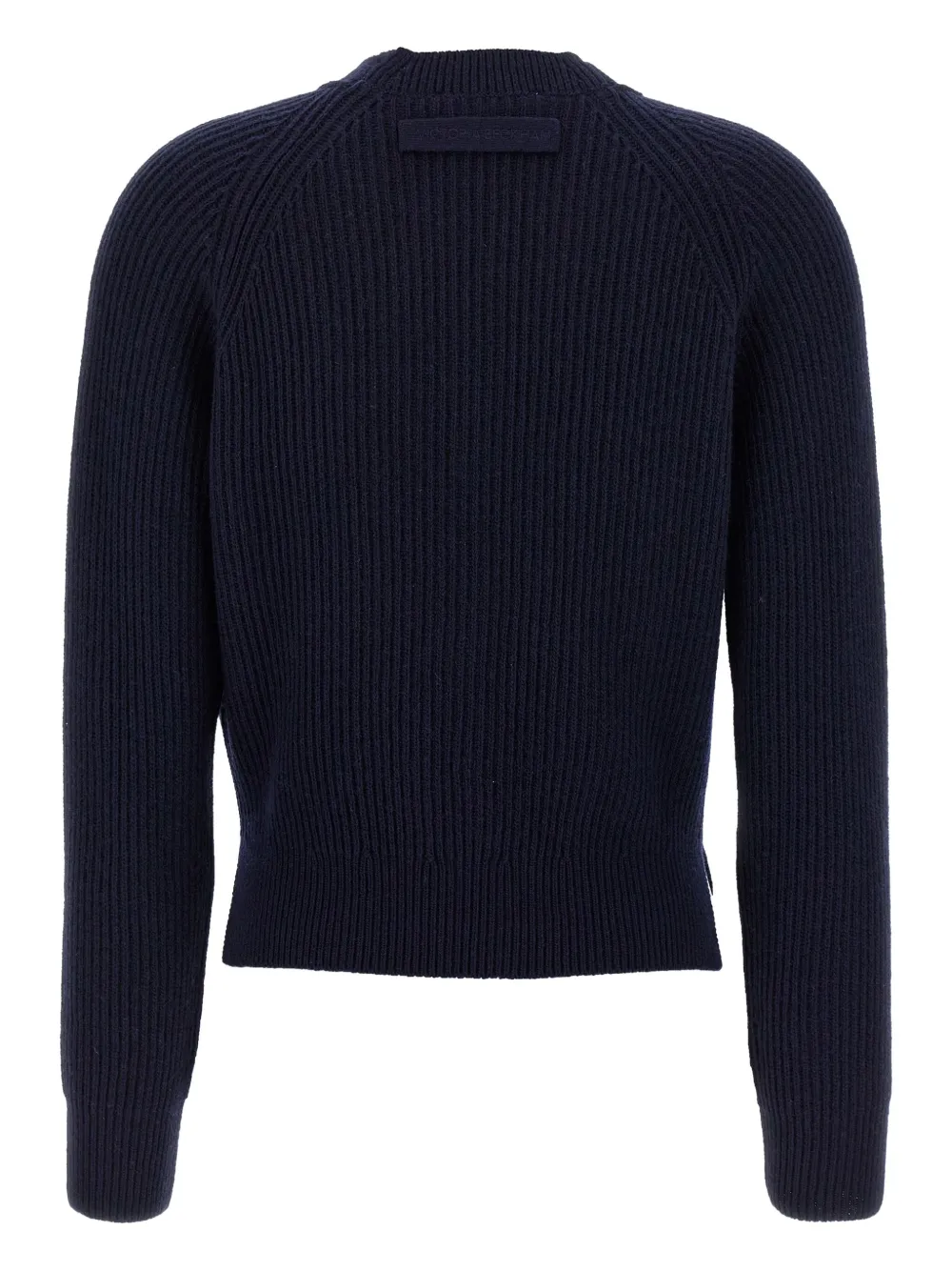 Victoria Beckham Geribbeld vest met afwerking Blauw