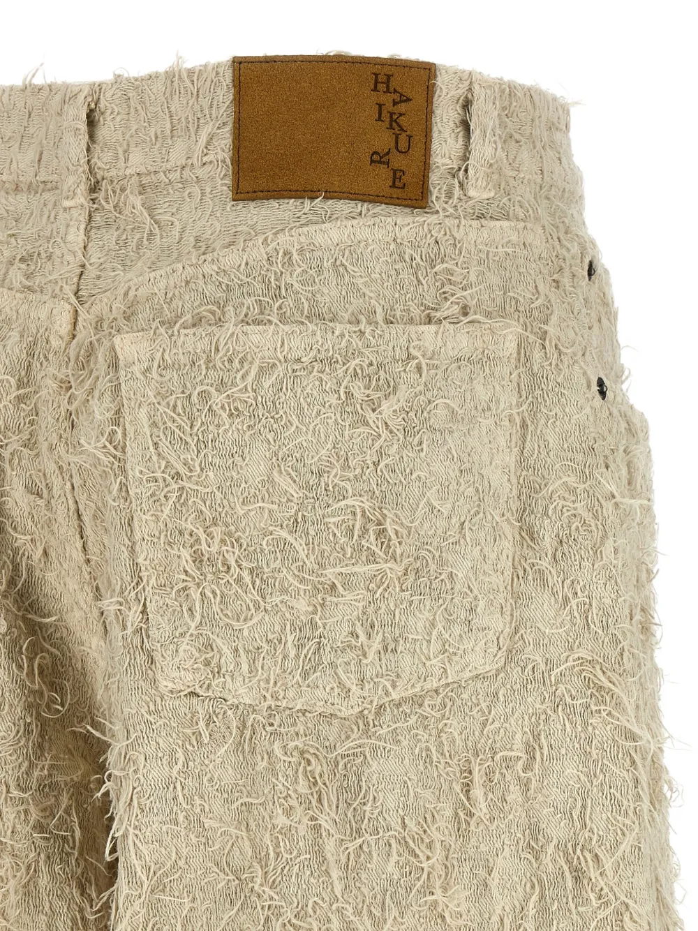 Haikure Denim shorts Beige