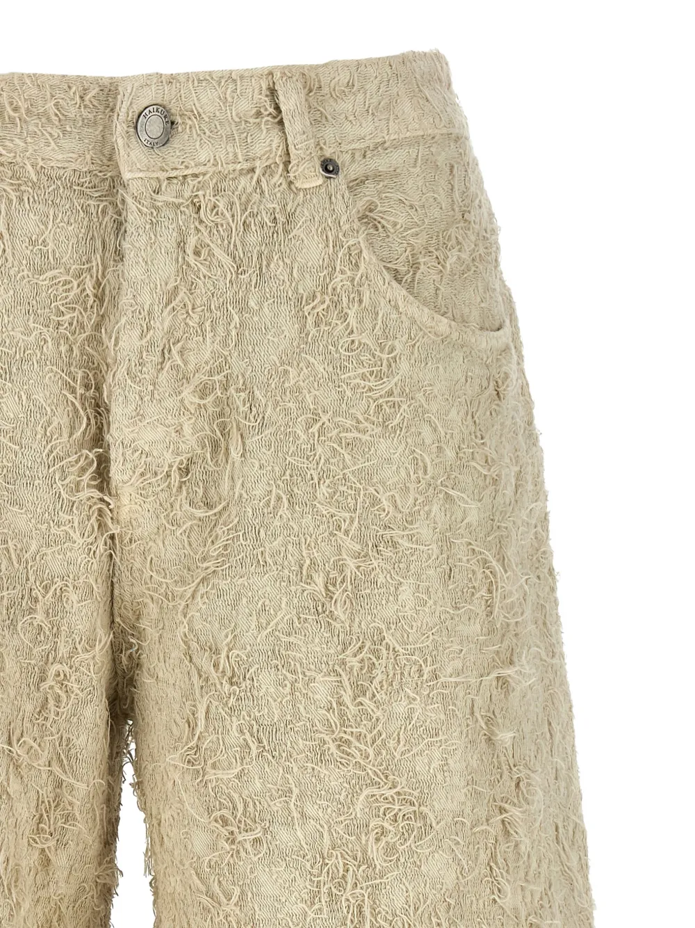 Haikure Denim shorts Beige