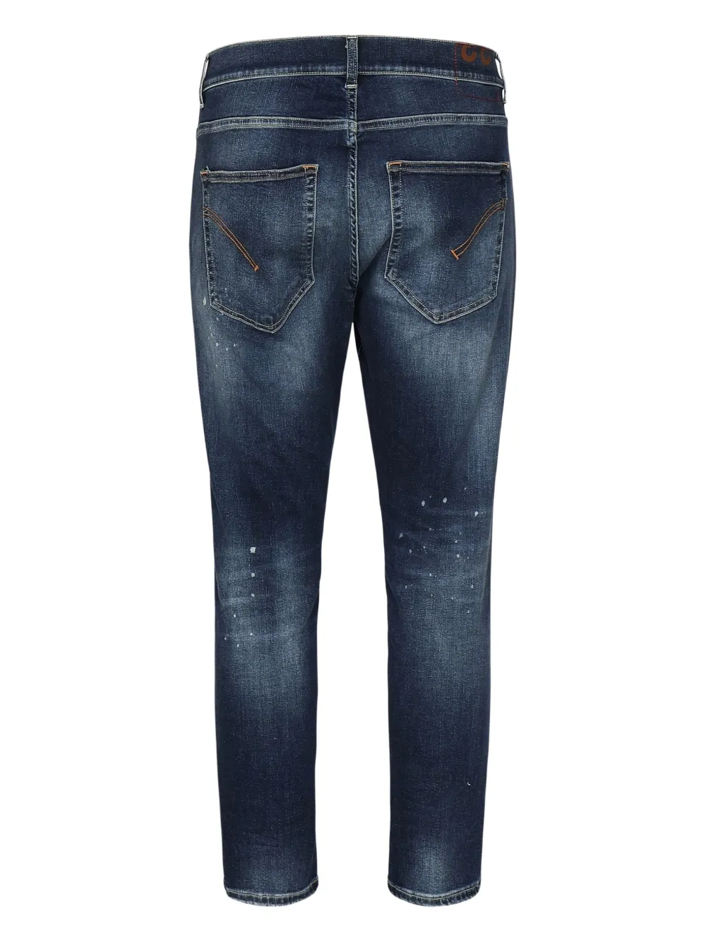 DONDUP Gerafelde jeans met vijf zakken Blauw