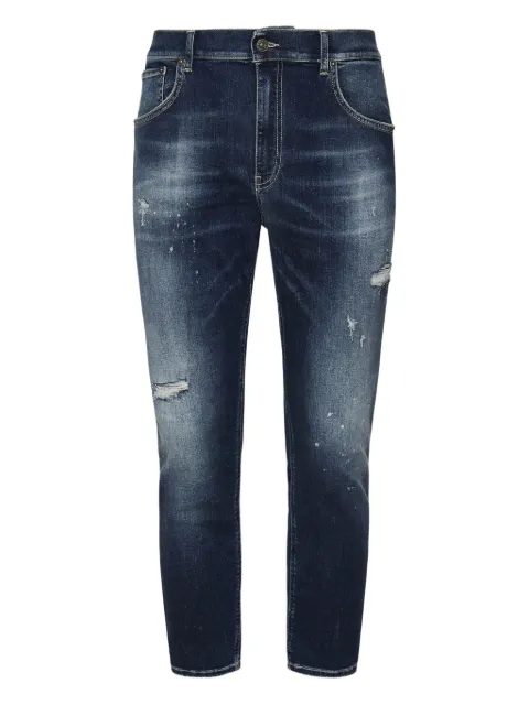 DONDUP distressed five-pocket jeans