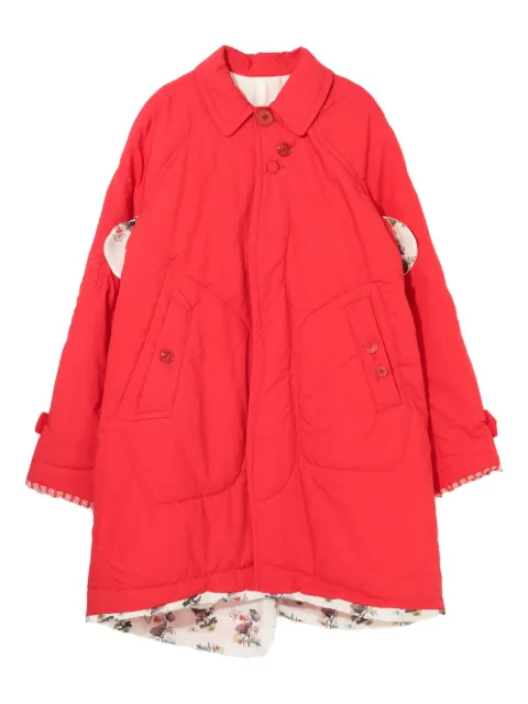 Undercover quilted floral-print coat