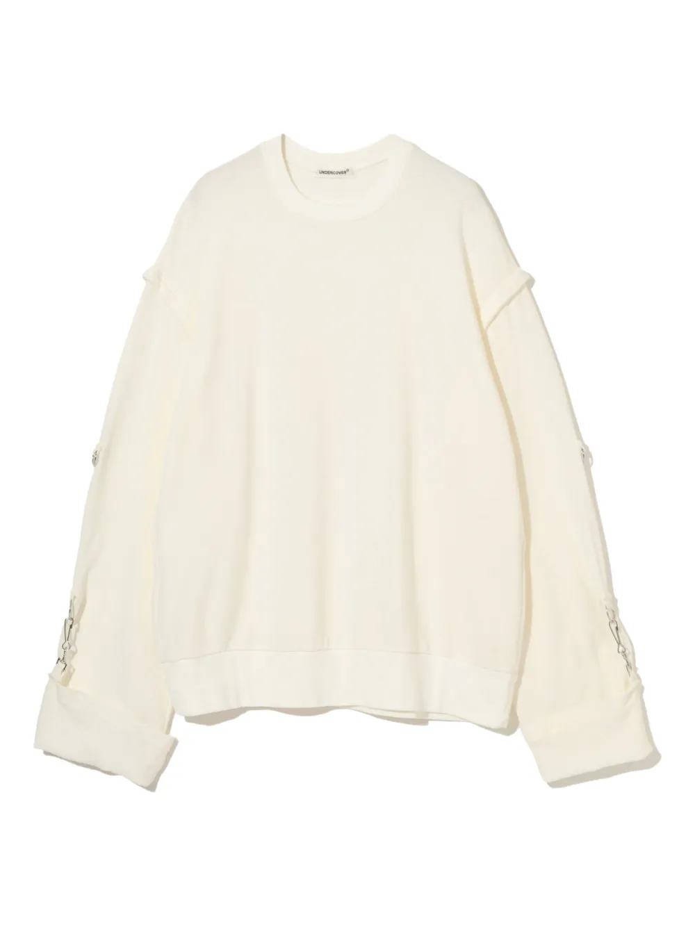 Undercover ring-detail sweatshirt Beige