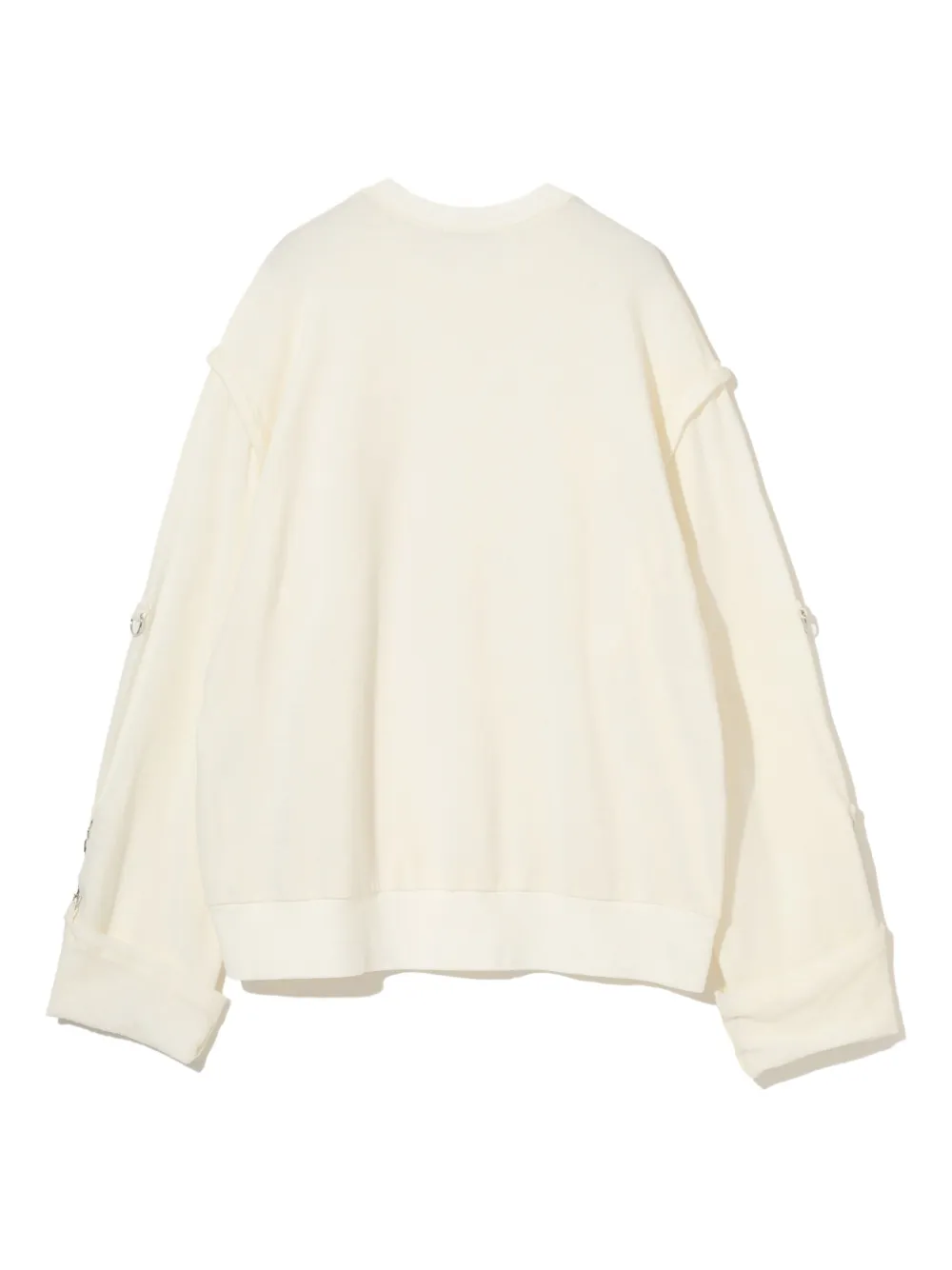 Undercover ring-detail sweatshirt Beige