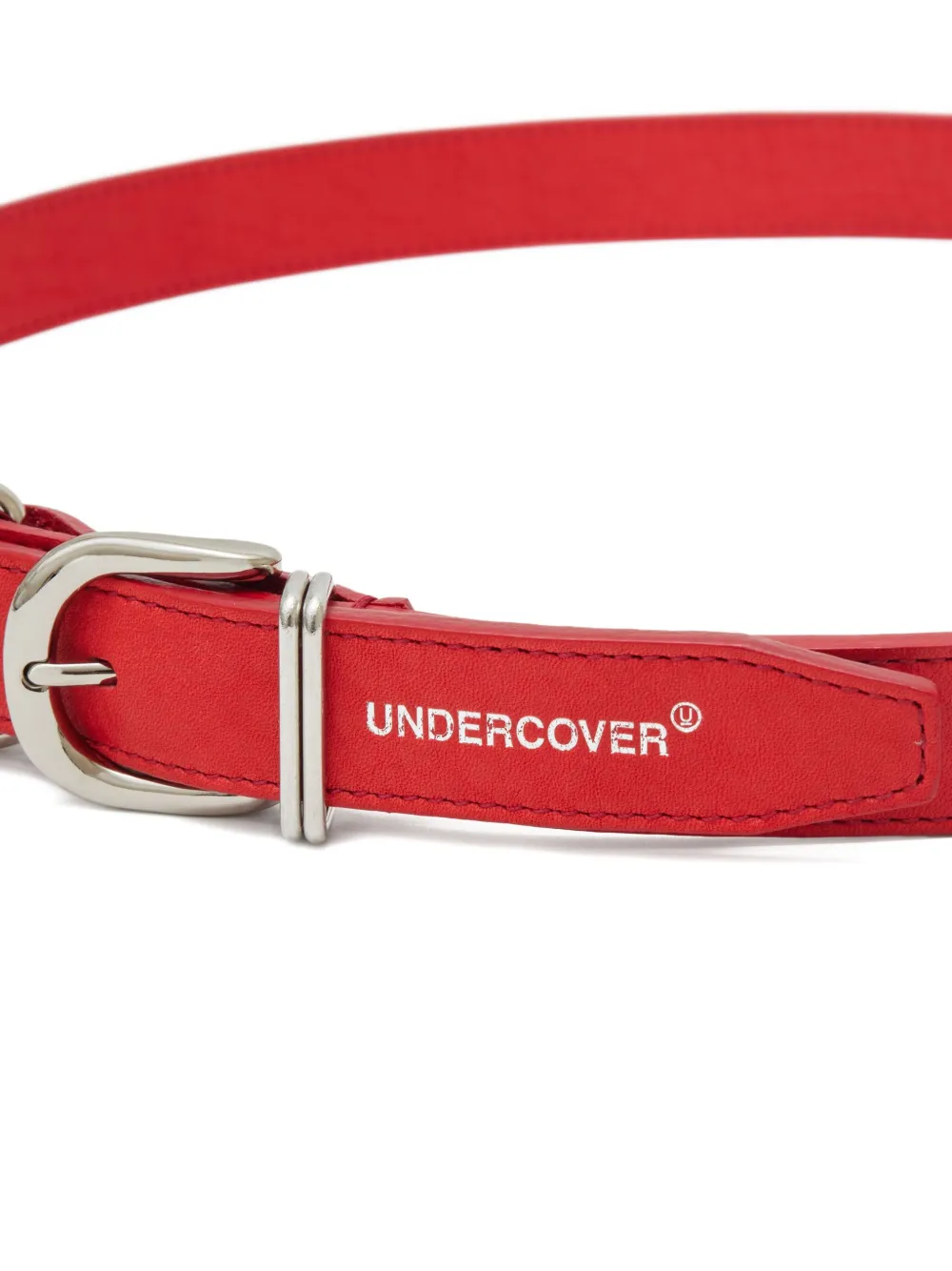 Undercover Leren riem Rood