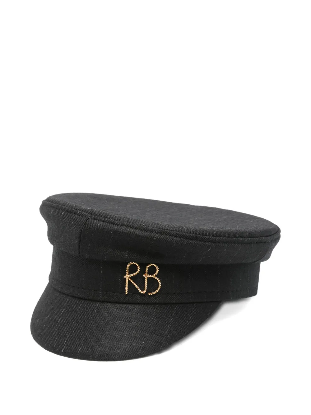 Ruslan Baginskiy stripe-pattern beret Zwart
