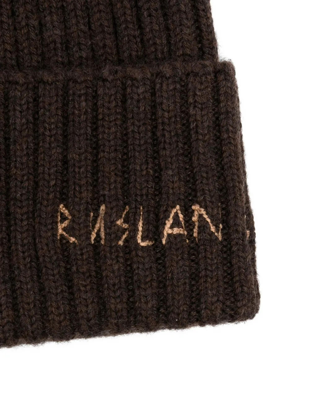 Ruslan Baginskiy ribbed-knit hat Bruin