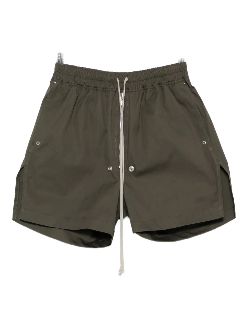 Rick Owens Shorts met trekkoord en ritssluiting Groen