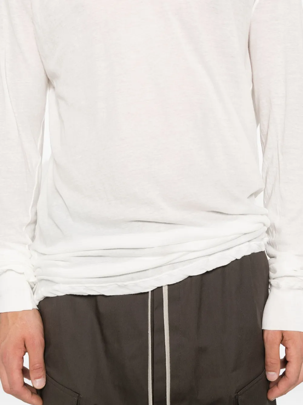 Rick Owens T-shirt van biologisch katoen Wit