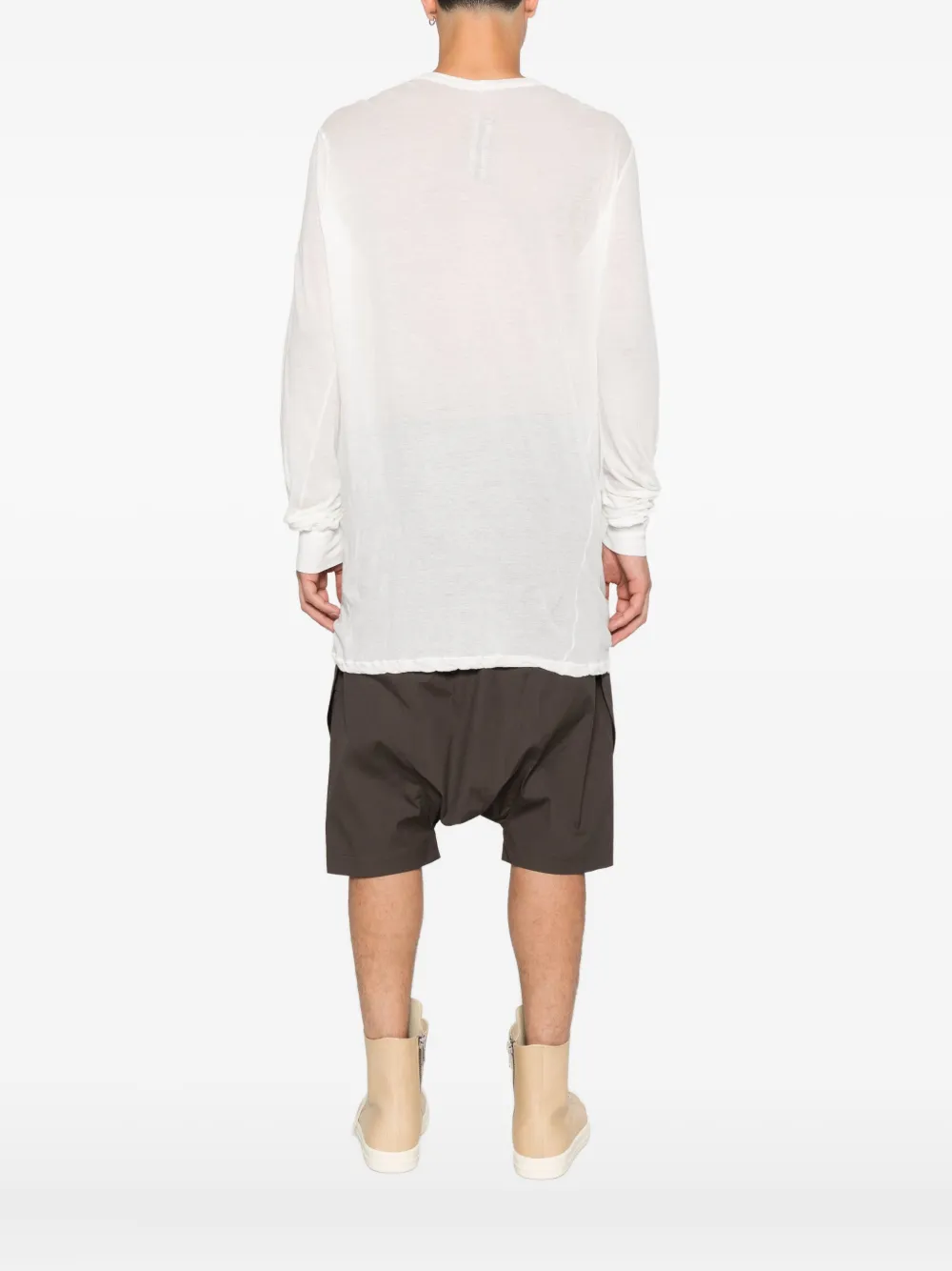 Rick Owens T-shirt van biologisch katoen Wit
