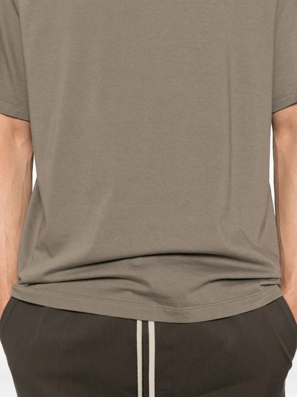Rick Owens T-shirt van biologisch katoen Groen