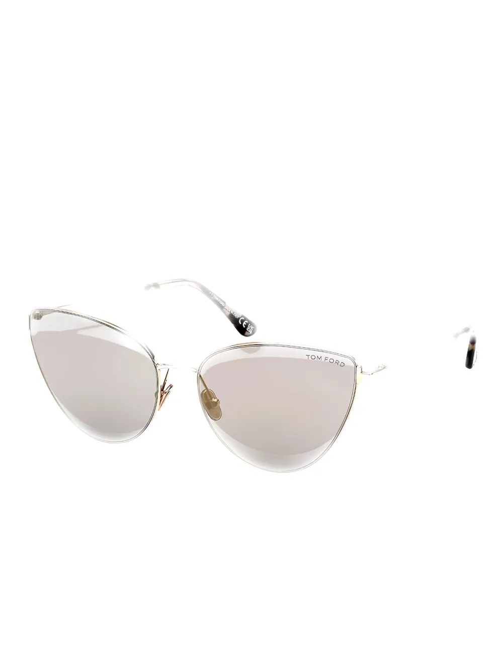 TOM FORD Eyewear cat-eye full-rim sunglasses Goud