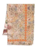 Pierre-Louis Mascia floral-print scarf - Green