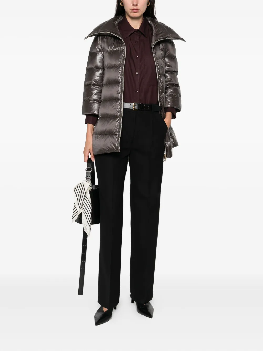TOTEME pleated trousers Zwart
