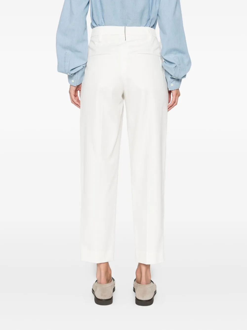 Brunello Cucinelli pleated trousers Wit