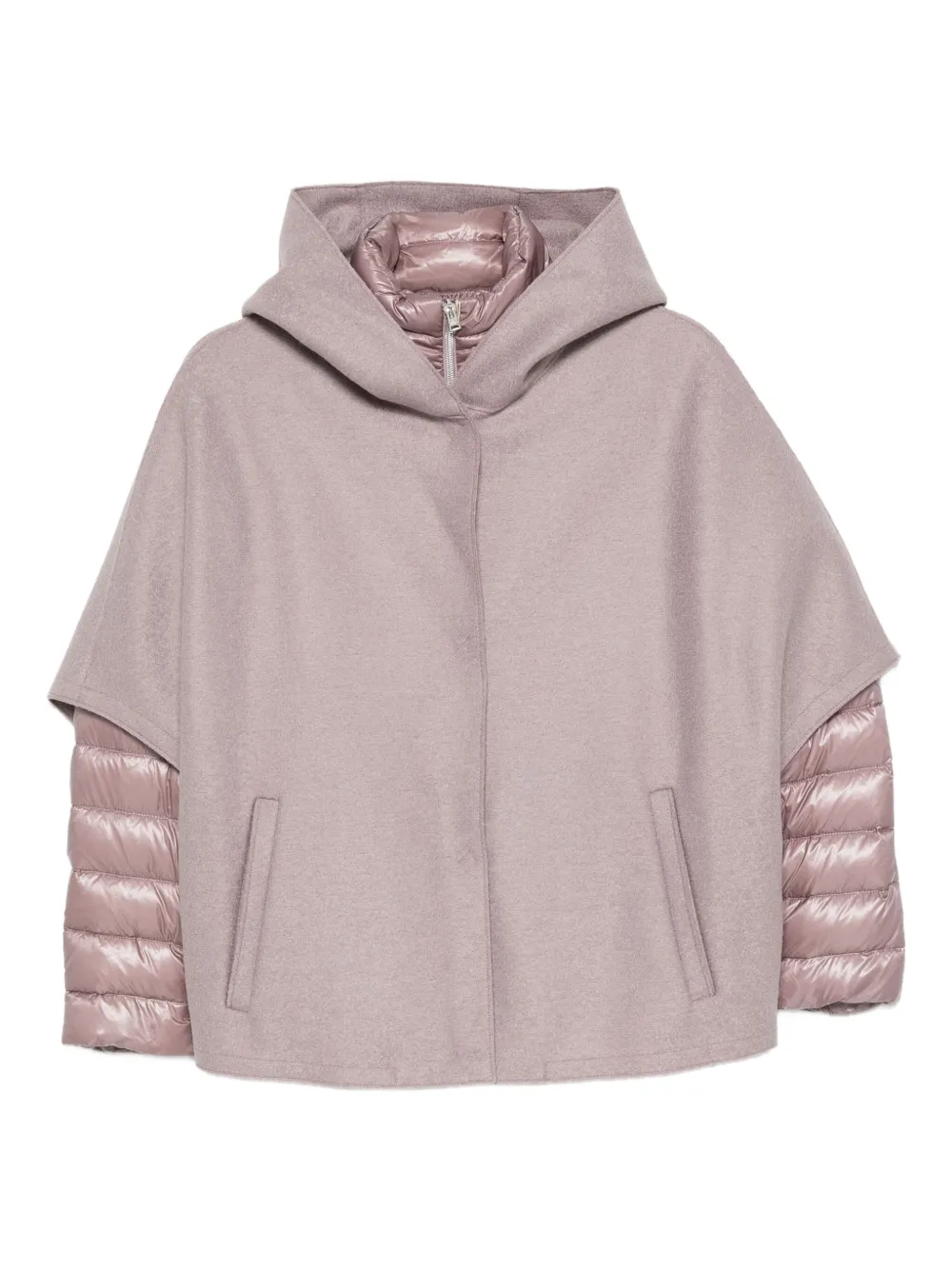 Herno hooded puffer jacket Paars