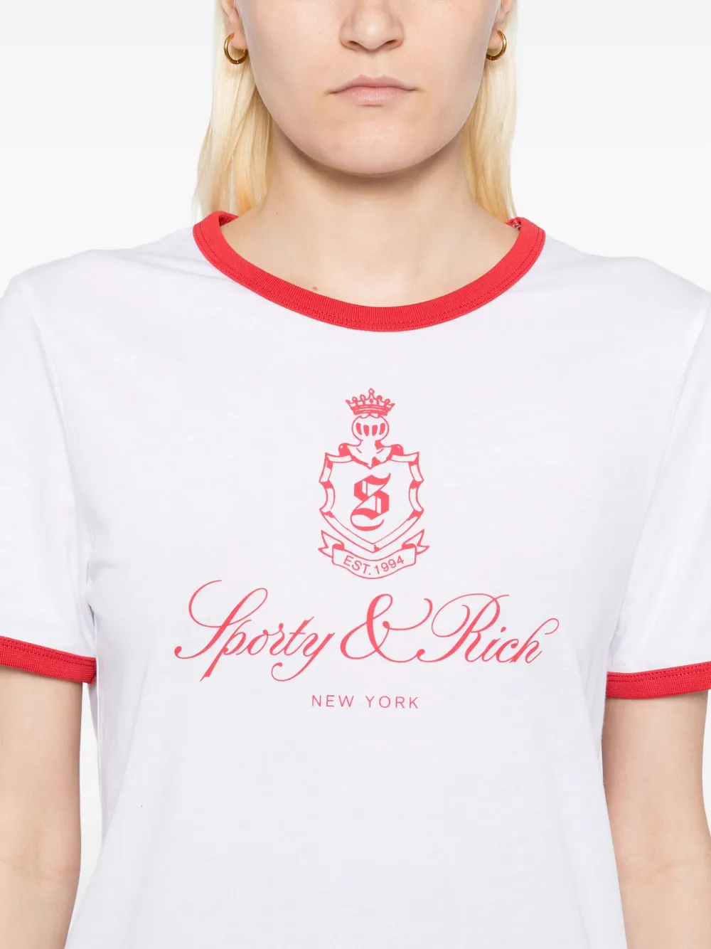 Sporty & Rich Vendome T-shirt Wit