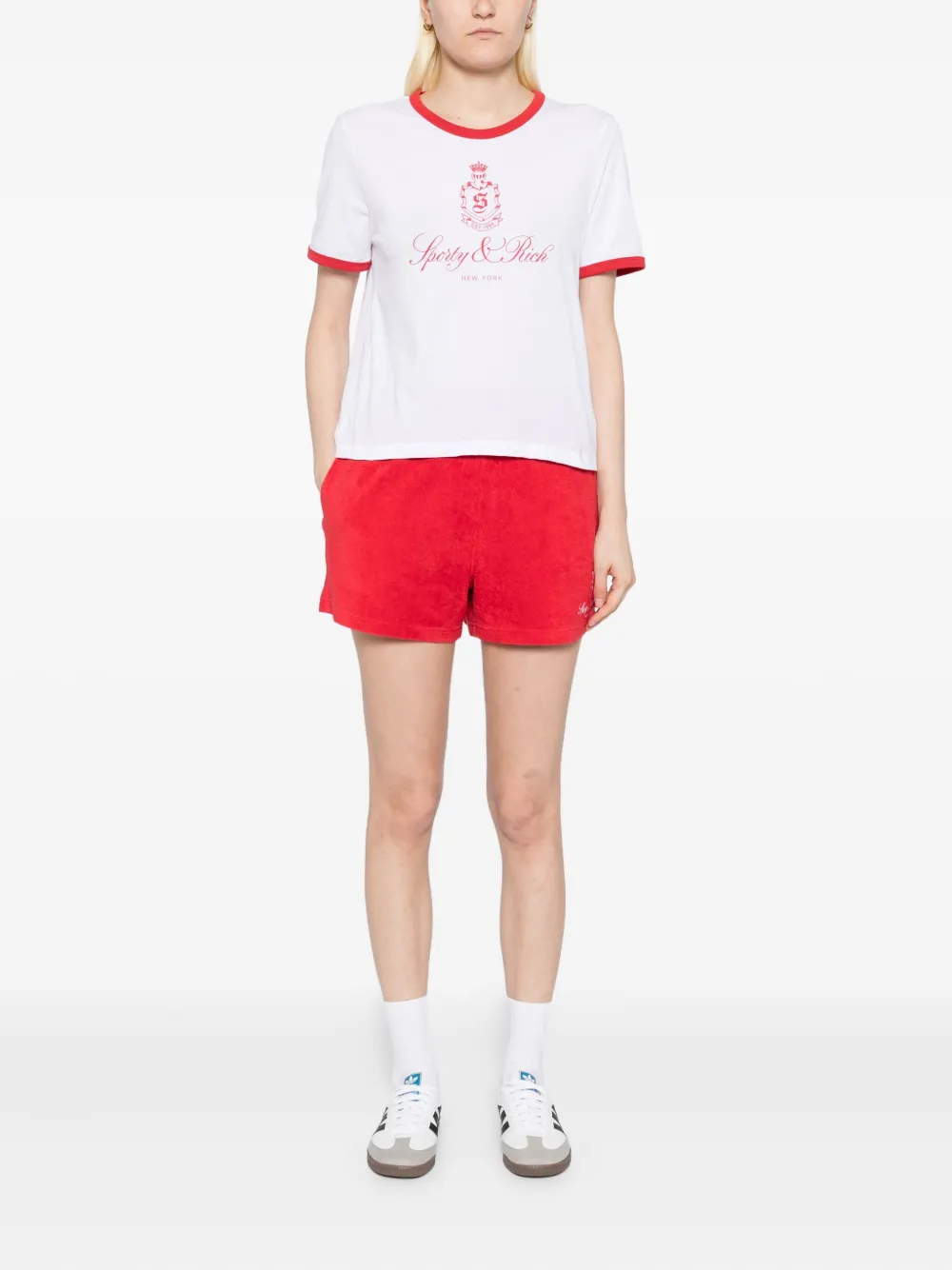 Sporty & Rich Vendome T-shirt Wit