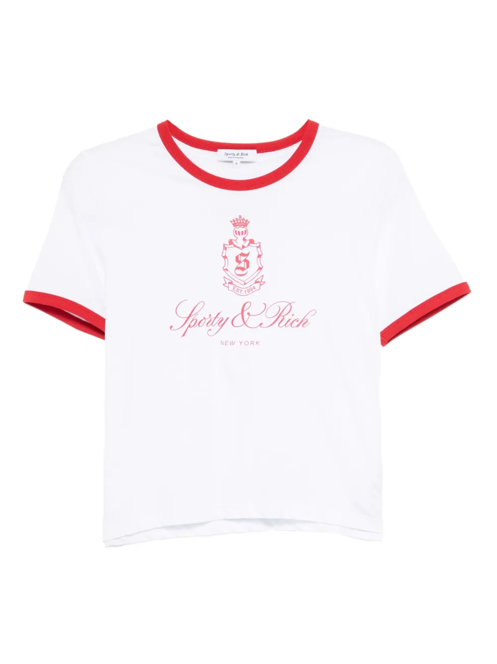 Sporty & Rich Vendome T-shirt Wit