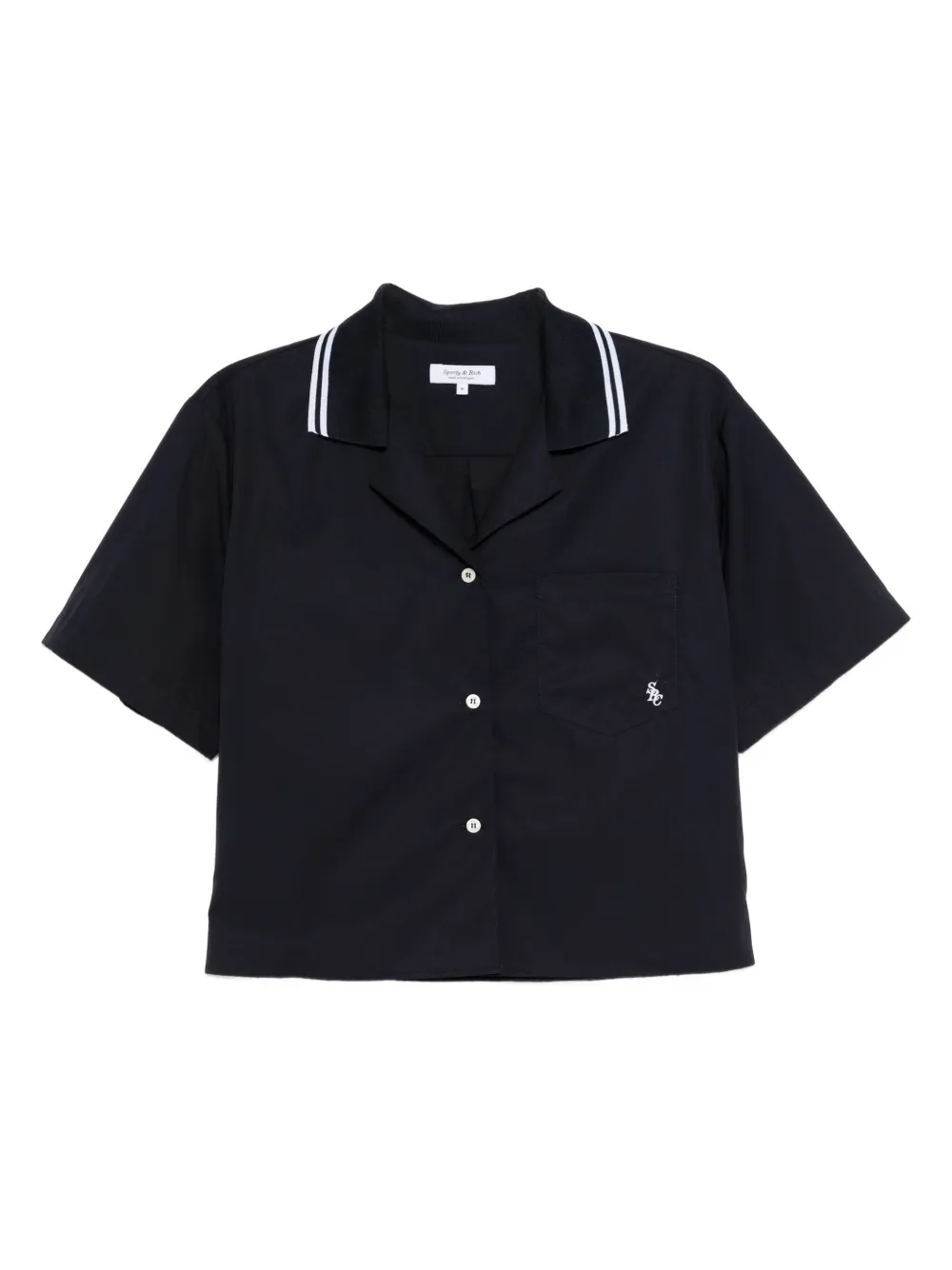 Sporty & Rich SRC katoenen blouse Blauw