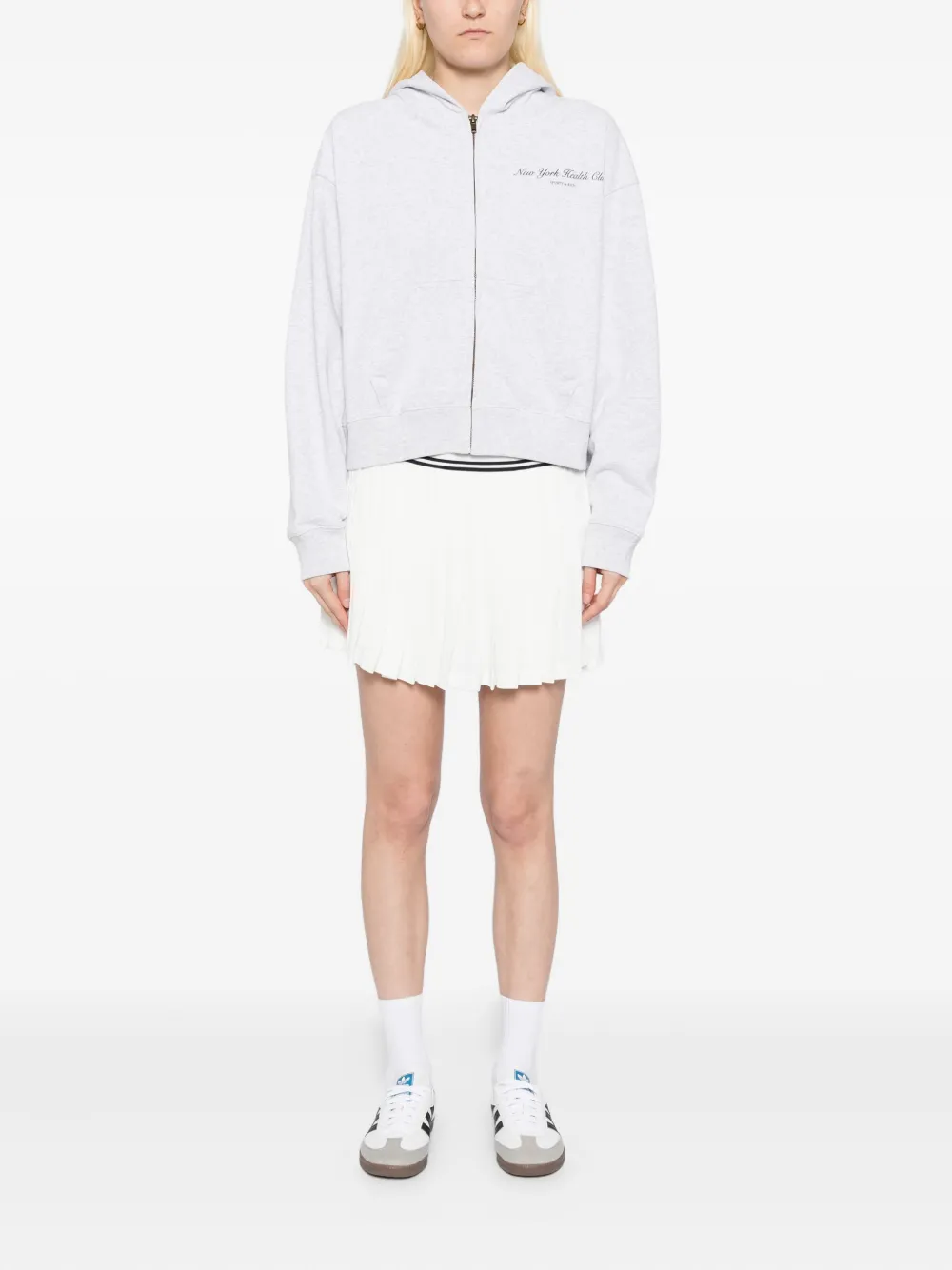 Sporty & Rich Hoodie met print Grijs
