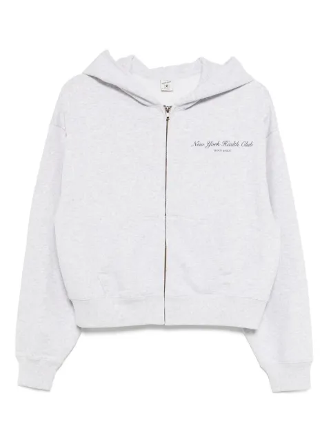 Sporty & Rich printed cotton hoodie
