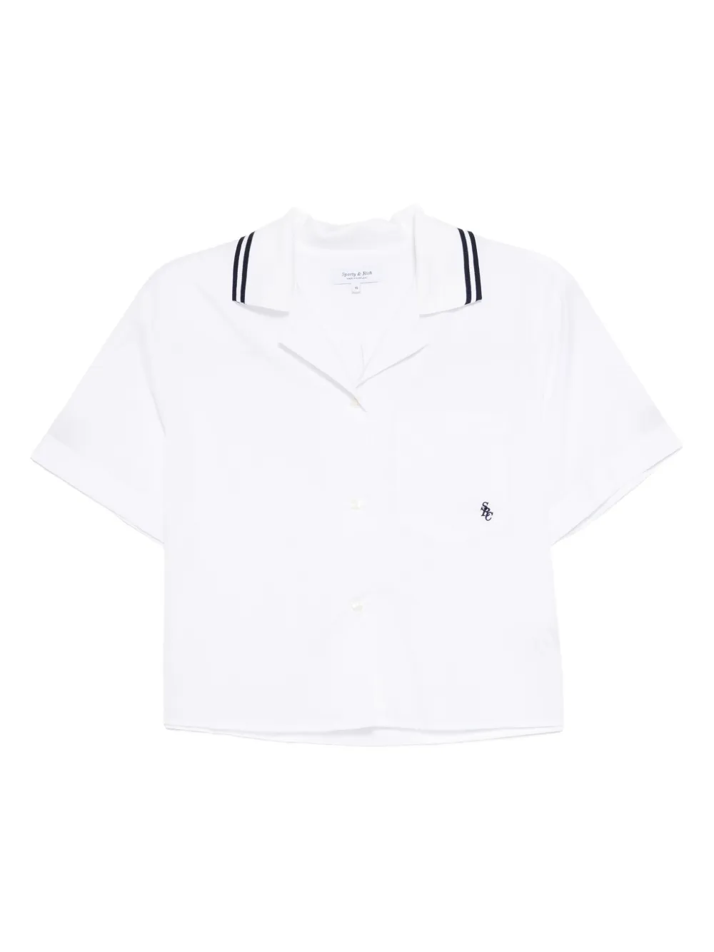 Sporty & Rich SRC katoenen blouse Wit