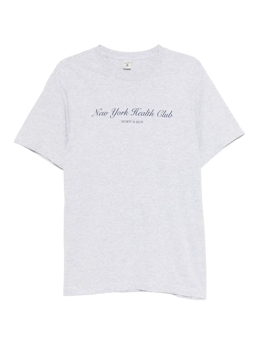 Sporty & Rich New York Health Club T-shirt met grafische print Grijs