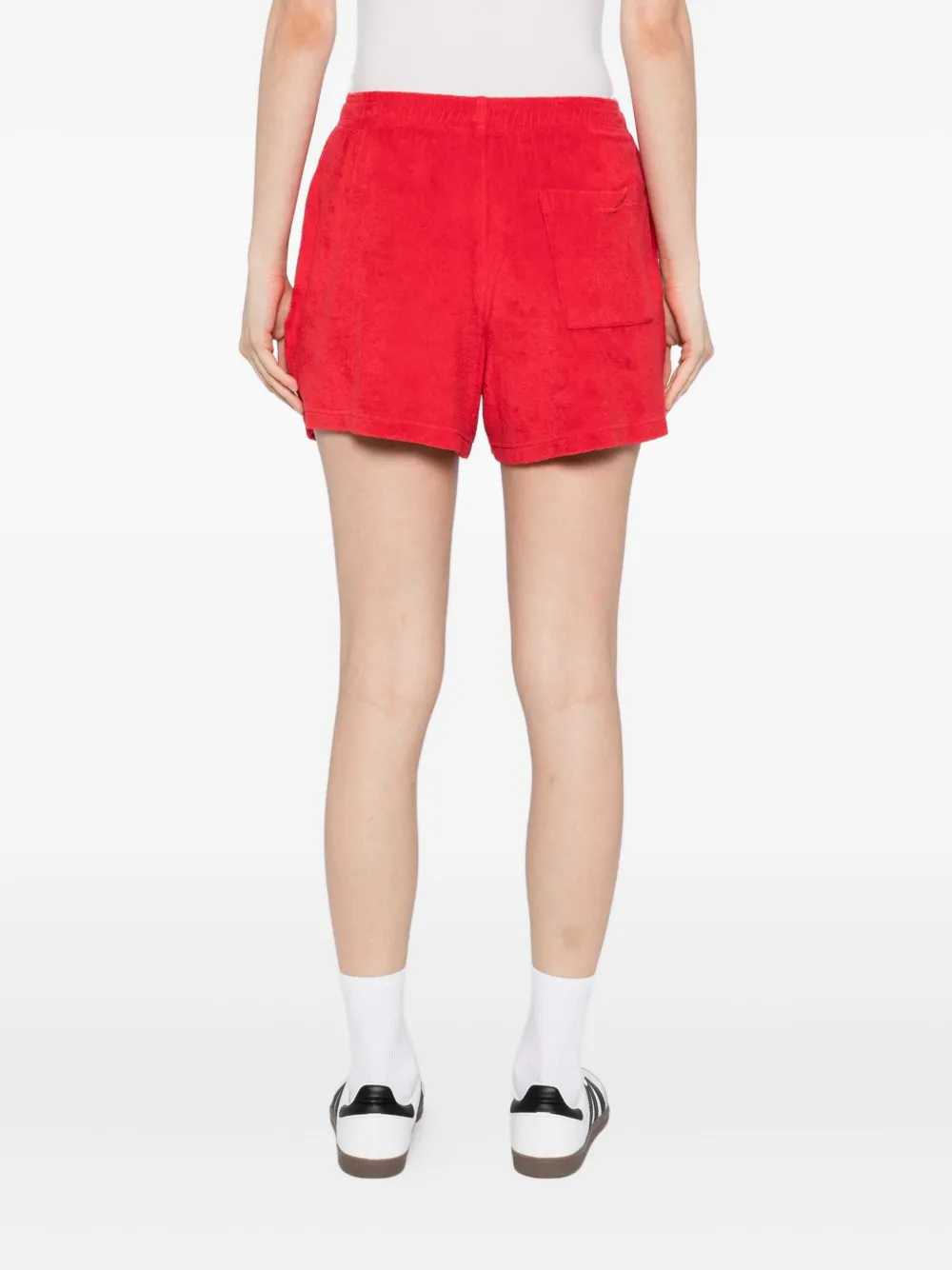 Sporty & Rich Vendome Terry shorts Rood
