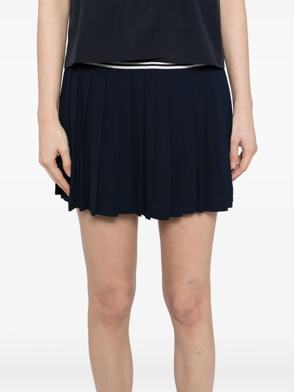 Sporty & Rich Abigail viscose rok Blauw