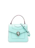 Bvlgari Pre-Owned 2010-2025 Small Calfskin Serpenti Forever Top Handle Bag satchel - Blue