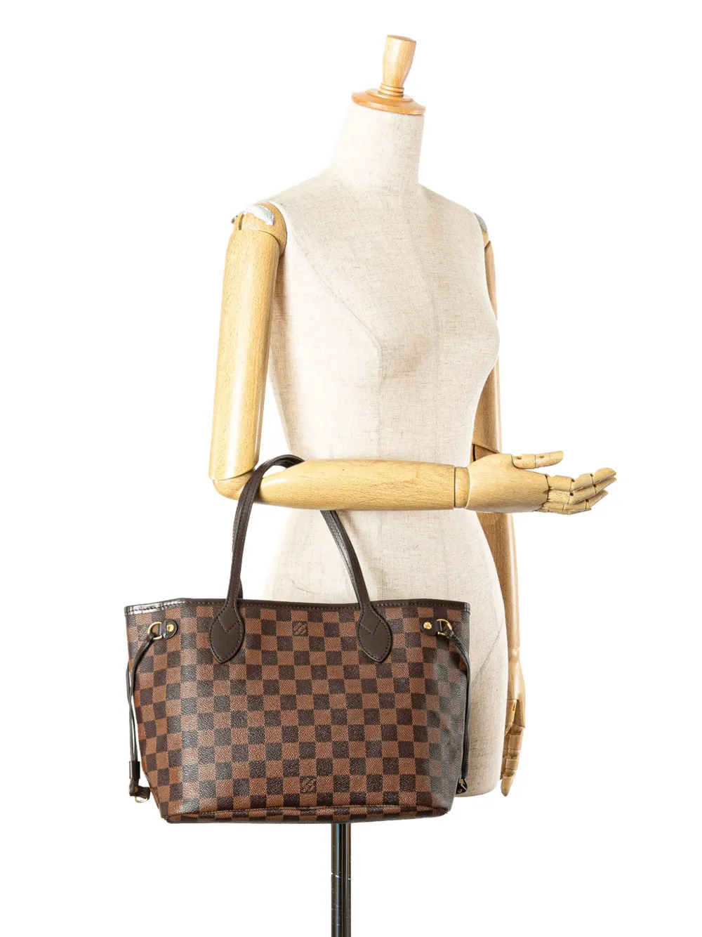 Louis Vuitton Pre-Owned 2017 Damier Ebene Neverfull PM tote bag | Pre-Owned | Image 2
