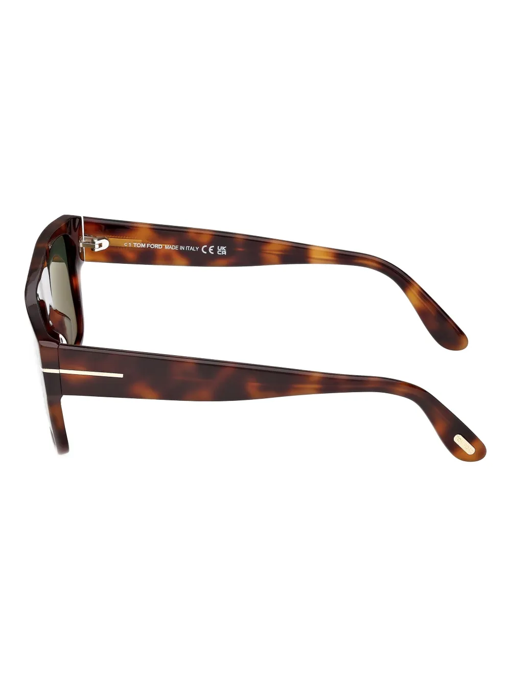 TOM FORD Eyewear tortoiseshell square-frame sunglasses Bruin