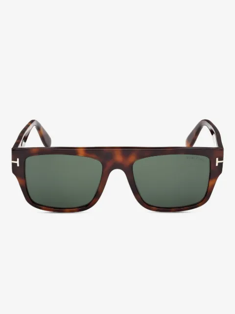 TOM FORD Eyewear 톨토이즈셸 스퀘어 프레임 선글라스
