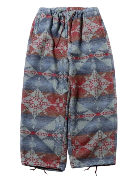 BEAMS PLUS 几何图案抽绳长裤