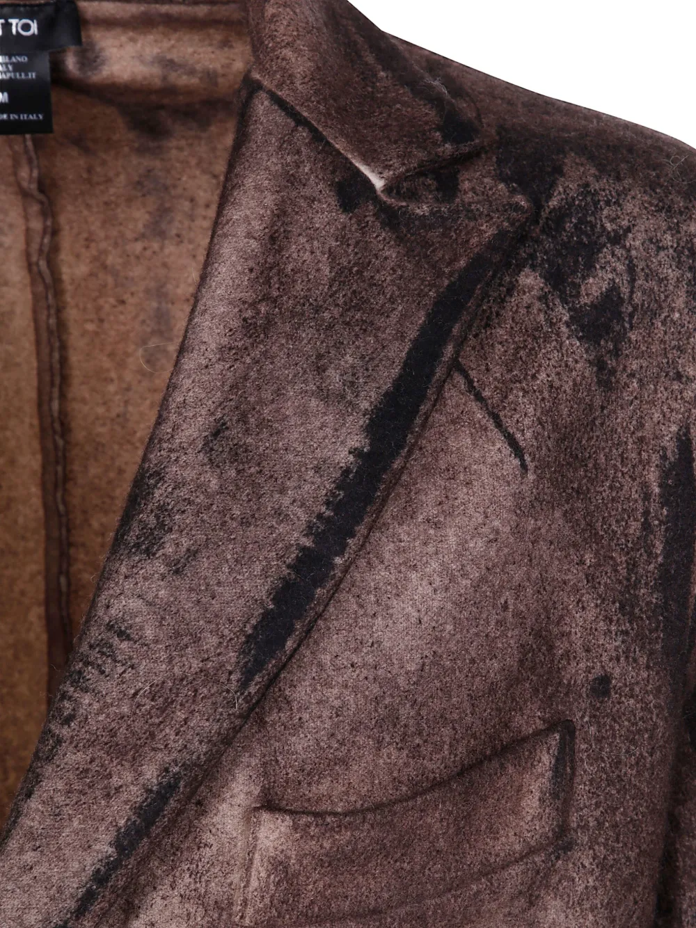 Avant Toi Blazer met print Bruin