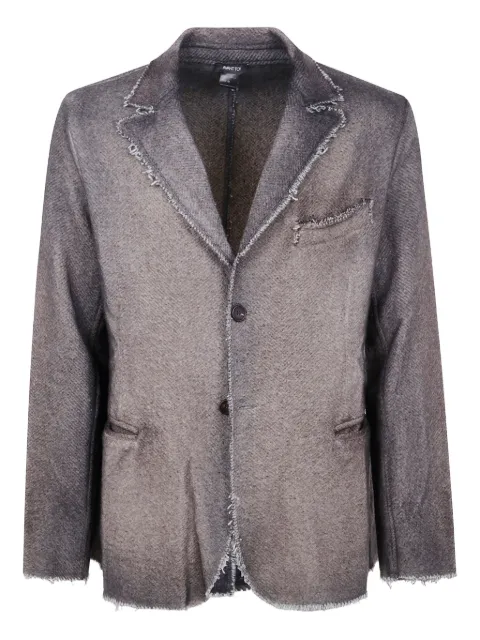 Avant Toi frayed wool blazer