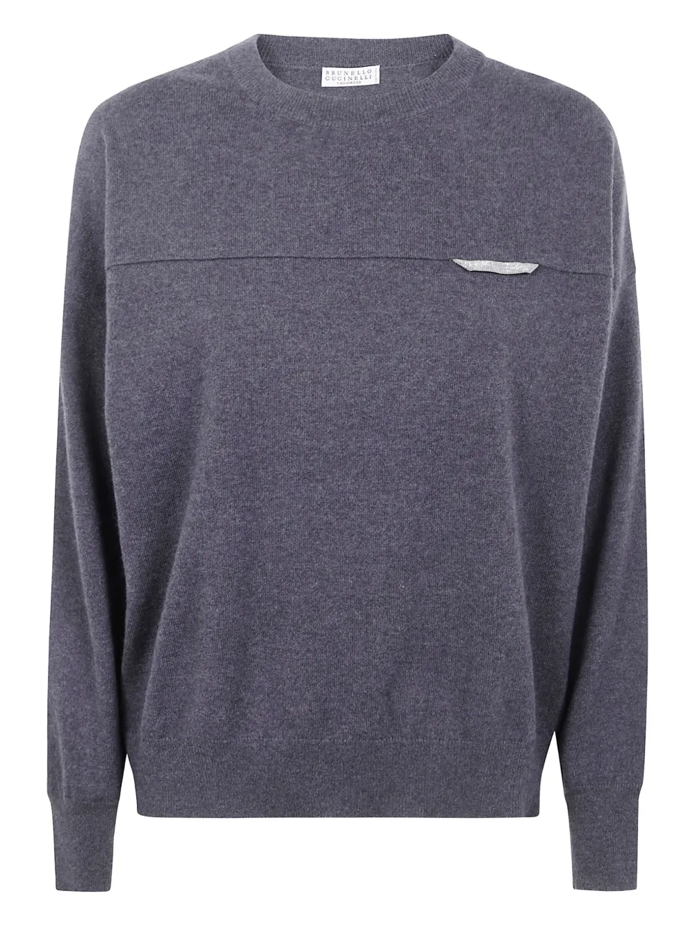 Brunello Cucinelli Panelled Cashmere Sweatshirt